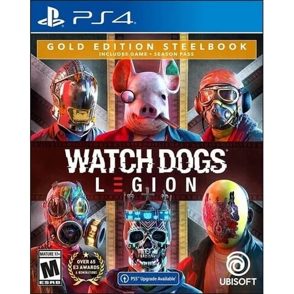 Watch Dogs Legion for PlayStation 4 Gold Steelbook Edition [New Video Game] PS