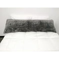 thumbnail image 4 of Pillowtex Body Pillow with Plush Cover (20 Inches x 54 Inches Grey), 4 of 5