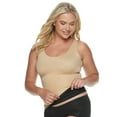 thumbnail image 2 of RED HOT by SPANX® Flipside Firmers 4-Way Ultra-Firm Control Shaping Tank Top Women's Plus - 1873P Color: Black And Bare Size: 2X, 2 of 5