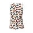 thumbnail image 5 of Lsque Colorful Butterfly Printed Workout Tank Tops for Women, Athletic Sports Tank Tops, Compression Sleeveless Dry Fit Shirts,Sleeveless Yoga Shirt-Large, 5 of 9