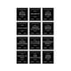thumbnail image 4 of 12x etiquetas de jabón para botellas, etiquetas adhesivas para jabón de manos para baño (negras), pegatinas para botellas rellenables para champú, 4 of 9