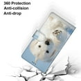 thumbnail image 3 of SaniMore for iPhone 14 6.1 "2022 PU Leather Case with Card Slots Detchable Lanyard Color Painting Luxury Pattern Flip Kickstand Shcokproof Wallet Case For iPhone 14 6.1 Inch 2022, Dog, 3 of 10