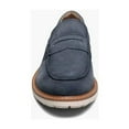 thumbnail image 6 of Stacy Adams Hopkins Moc Toe Penny Slip-On Shoes Navy Suede 25708-415, 6 of 7