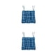 thumbnail image 3 of Matsuzay Almohadillas de poliéster para silla de forma cuadrada, cojín cálido de rejilla con lazos, alfombrilla de respaldo para sillas de Type4 NO4, 3 of 6