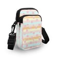 thumbnail image 3 of HELLHERO Adjustable Crossbody Bag Hummingbird Pattern 4.33"x1.97"x7.09" Women Adjustable Shoulder Strap Men, Women for Outdoor Daily Use Double Zipper, 3 of 7