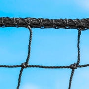 Stop That Ball™ Socketed Sports Barrier Net System | Durable Galvanized Steel Poles with UV Stabilized Ball Stop Net | Five Lengths Available, 12ft Height