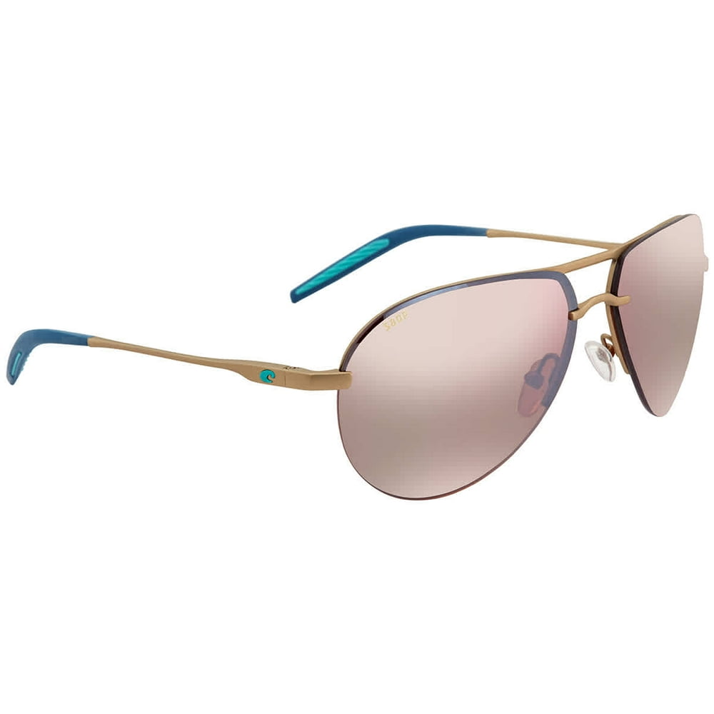 Costa Del Mar Helo Polarized Copper Silver Mirror 580P Aviator