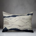 thumbnail image 3 of Creative Products Navy Gray Flowing Lines 14x20 Indoor / Outdoor Pillow, 3 of 3
