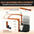 thumbnail image 4 of SEKAM Heavy-Duty Folding Tire Step for Trucks and SUVs, Adjustable Wheel Step Platform, 350 Lbs Capacity, 4 of 8