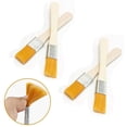 thumbnail image 4 of 60 Piezas Juego de Brochas para Pintar con Manejar de Madera, Brocha para Limpiar Y Quitar El Polvo, Brocha para Pintura Brillante, Brocha para Aceite, 4 of 5