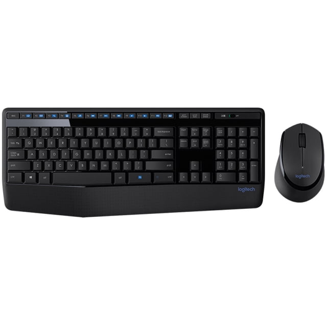 Logitech MK345 Teclado y mouse Combo 2.4GHz Teclado inalámbrico Juego de mouse Teclado de Abanopi Combo