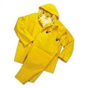 Anchor Products 3-Pc Rainsuit, Jacket/Hood/Overalls, Ylw, 6XL, EA (101-9000-6XL)