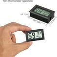 Elbourn 1Pack Mini Digital Electronic Temperature Humidity Meters Gauge