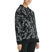 DKNY Women's Sport Sumatra Half Zip Hoodie Black Size X-Large