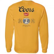 Coors Banquet Front and Back Print Long Sleeve Shirt-Small