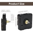 thumbnail image 2 of Wall Clock Mechanisms Replacement 12888 Silent Mechanism Movement DIY Motor Ultra-Quiet Battery Tool Repair Kit Part Powered Clock for Home Office Restaurant Hotel Classroom, 2 of 5