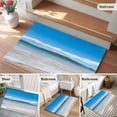 thumbnail image 2 of Rectangle Rug 2x3ft Area Rug, Summer Seaside Beach Clouds Ocean Area Rugs for Living Room Bedroom, Modern Style Floor Mat Non-Slip Non-Shedding Carpet Indoor Accent Rugs, 2 of 9