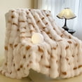 thumbnail image 1 of RKSTN throw blanket Decorative Soft Throw Blanket For Couch Warm Cozy Velvet Flannel Blanket For All Seasons Lightweight Comfy Blanket For Sofa Bed, 1 of 5