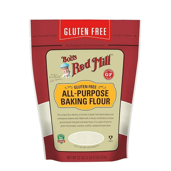 Bob's Red Mill Gluten Free All Purpose Baking Flour, 22oz (Pack of 1) - Vegan, Kosher