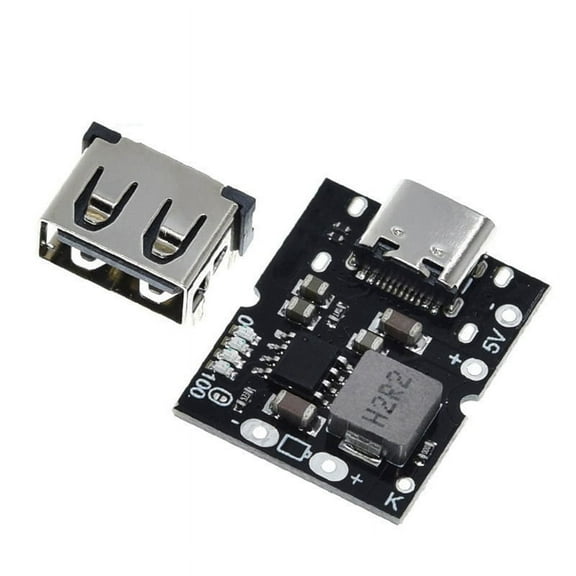 Type-C USB 5V 2A Boost Converter Step-Up Power Module Lithium Battery Charging Protection Board DIY Charger,No Welding