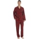 thumbnail image 1 of Pijamas de algodón para hombres Pijamas de franela con botones Ropa de dormir para hombre Conjunto de pijamas a cuadros Ropa de dormir cálida, 1 of 7