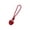 Red, variant on Hard Rubber Balls for Dogs,Dog'S Solid Rubber Bouncy Ball Bite Resistant and Indestructible Dog Training Ball Orange