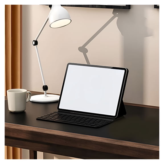 LAMIRO Leather Desk Mat for Desktop Large Pad for Desk Keyboard and Black (Green)