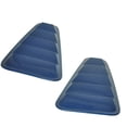 thumbnail image 4 of Ikon Motorsports Compatible with 05-09 Mustang V6 Painted # G9 Vista Blue Metallic Rear Quarter Side Window Louvers Scoop Cover Vent Panel 2PC - ABS, 4 of 5