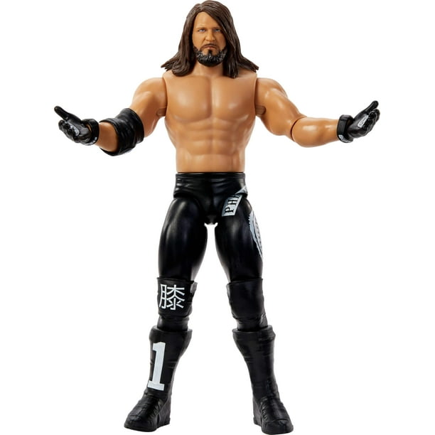 Figura de acción Mattel WWE AJ Styles Main Event Series #154