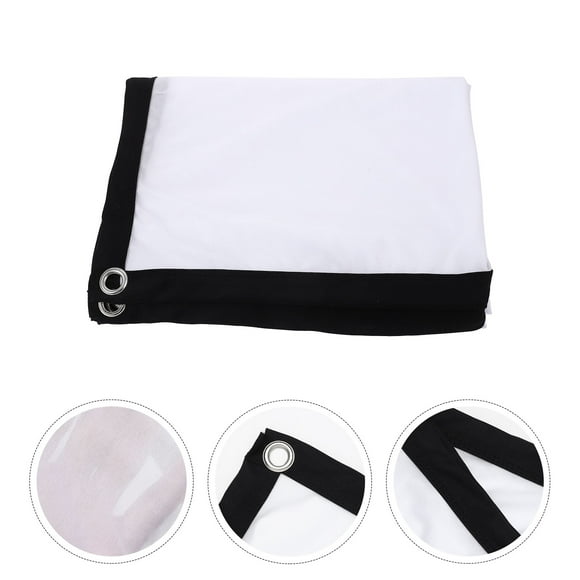 CIMAXIC Projection Screens White Outdoor Projector Screens 1Set