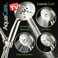 thumbnail image 6 of AquaCare High Pressure 8-mode Handheld Shower Head, Built-in Power Wash to Clean Tub, Tile & Pets, Extra Long 6 ft. Stainless Steel Hose, Wall & Overhead Brackets, 6 of 8