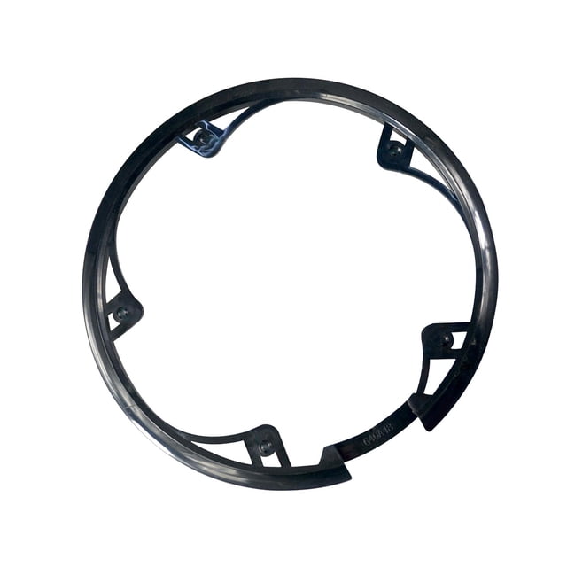Protector de rueda de cadena de bicicleta kusrkot negro 10cm