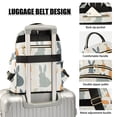 thumbnail image 3 of FORMRS Mini Backpack Purse for Women Travel Daypack Casual Shoulder Bag, Whimsical Rabbits, 3 of 7
