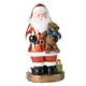 thumbnail image 4 of Estatua de Papá Noel, escultura decorativa, recuerdo de fiesta, manualidades, figura de resina para Sosteniendo un osito de peluche, 4 of 9