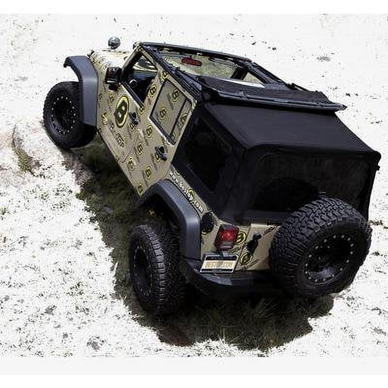 Bestop 54823-17 Wrangler Unlimited Tinted Side And Rear Windows Supertop Nx, Acrylic