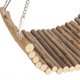 thumbnail image 3 of nçoire en bois pour hamster, grand espace naturel, pour escalader et jouer, hamac avec chaîne de suspension pour souris et perroquets, 20 x 30 cm, 3 of 4