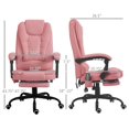 7Point Vibrating Massage Office Chair, High Back Executive Recliner