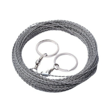 

Mini Stainless Steel Wire Saw Pocket Chainsaw Portable Camping Saw Wire Saw Wire Hand Saw Field Saw Wire 10M