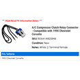 thumbnail image 2 of A/C Compressor Clutch Relay Connector - Compatible with 1990 Chevy Corvette, 2 of 2
