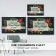 thumbnail image 5 of Bright Christmas Night I - Framed Gallery Wrapped Holiday Canvas - 17 x 25 - Black Frame, 5 of 9
