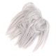 thumbnail image 4 of Extensiones de moño esponjoso de fibra de alta temperatura, moño desordenado, moño recogido despeinado (Q17-Gris#), 4 of 14