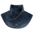 thumbnail image 3 of Men's USB Electric Heating Shawl, Rechargeable Heated Wrap, Shoulder Neck Warmth Pad, Portable Heating Scarf, Cordless Thermal Wrap, Outdoor Electric Blanket, Fast Heating Pad - Dark Blue, 3 of 10