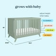 thumbnail image 3 of daVinci Otto 3-in-1 Convertible Crib in Light Sage, 3 of 6