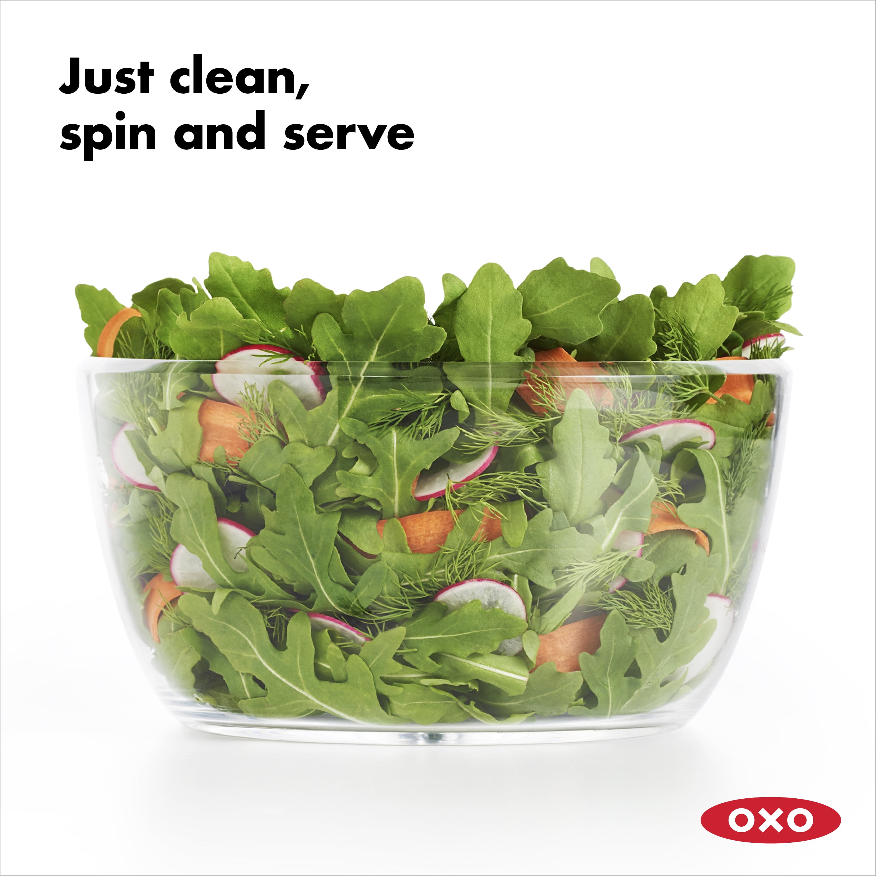 OXO Good Grips Salad Spinner & Salad Dressing Shaker Clear