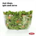 thumbnail image 6 of OXO Softworks Salad Spinner and Fruit Washer, 6.7 Quart, Clear, 6 of 11