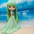 thumbnail image 3 of 1/6 elegante vestido de playa sin espalda con cuello en V y calzoncillos para muñecas Blythe que cambian el mejor regalo Baoblaze Vestido de muñeca para Blythe, 3 of 8