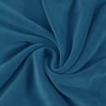 thumbnail image 4 of Ottoman Cover Square Velvet Ottoman Covers Protector for Footrest Foot Stool Furniture Stretch Comfortable with Elastic Bottom Medium Blue, 4 of 6