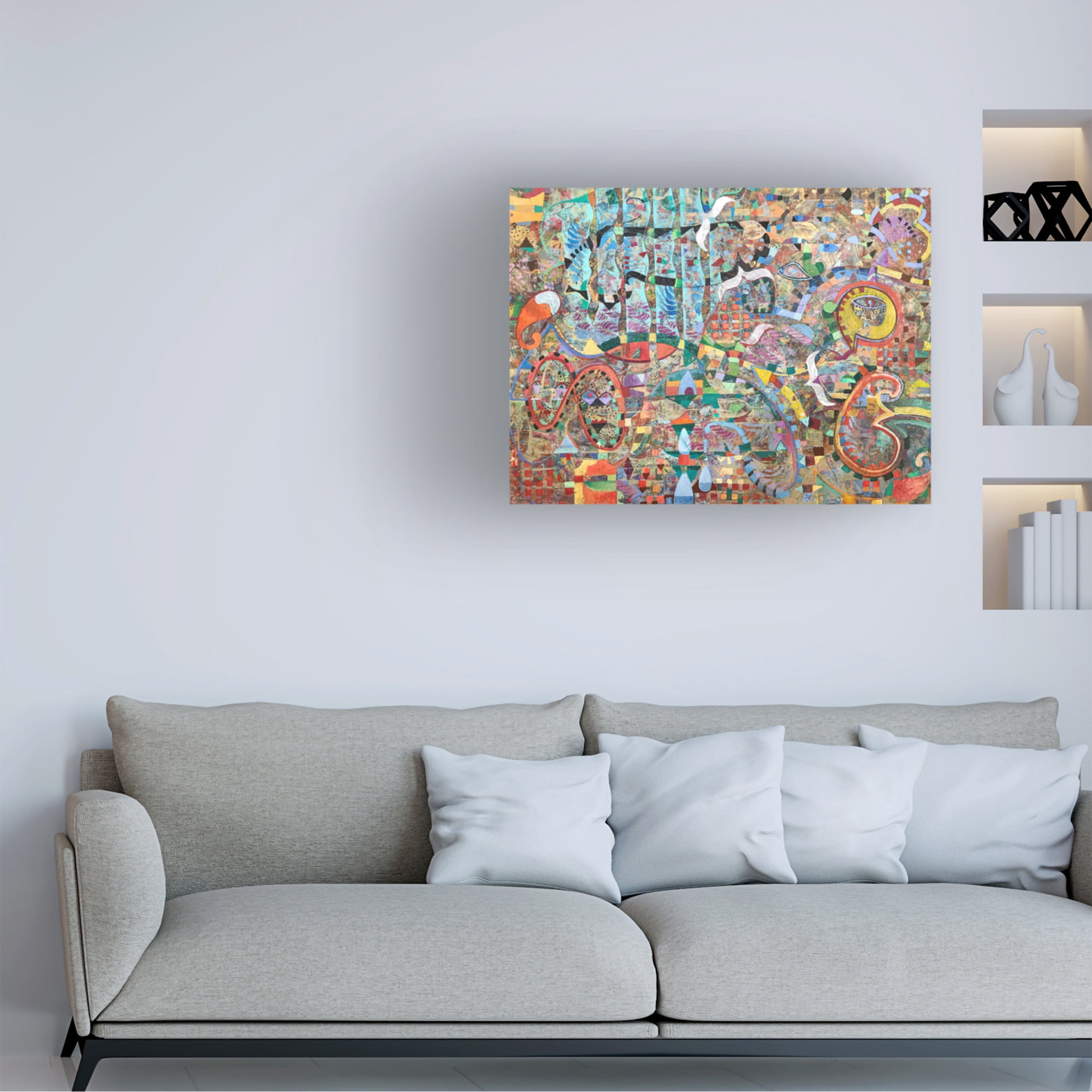 Trademark Fine Art Alise Loebelsohn  Flying towards Eternity Canvas Wall Art