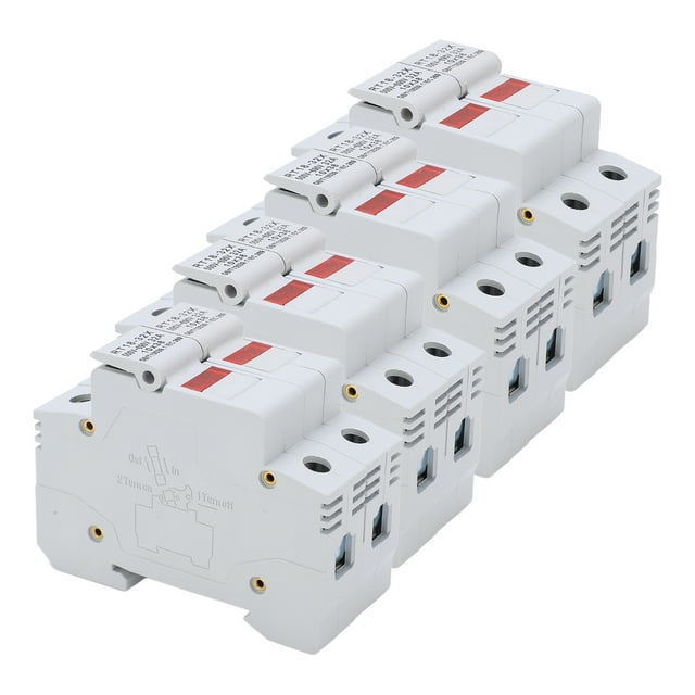 Base de fusibles, RT18‑32X Base de fusibles para montaje en riel en miniatura Portafusibles RX Tecnología avanzada