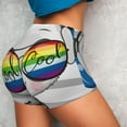 thumbnail image 4 of Fotbe Panda with Sun glasses Shorts Sin Costuras – Shorts Deportivos de Cintura Alta para Mujer, Elásticos para Gimnasio, Yoga, Running o Ciclismo-XX-Large, 4 of 8